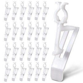 Minetom 400 Pack All-in-One Christmas Light Clip for C7 C9 Christmas String Lights, Christmas Light Plastic Clips for Roof and Gutter, Shingle Clips Outdoor