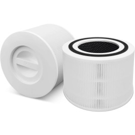 For Levoit 2x Core 300 Replacement True HEPA Filter For Levoit Air Purifier 300-RF, P350