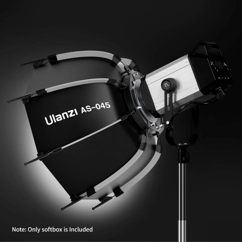 Ulanzi AS-045 45cm Deep Octagonal Honeycomb Grid Softbox for Bowens