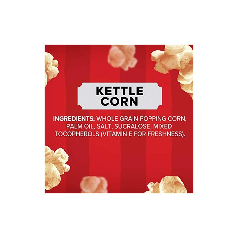 Orville Redenbacher Kettle Corn Microwave Popcorn Pack of 6 Sweet