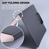 FRETONBA Clipboard A4 with Double Clips, Foldover Clip Board with