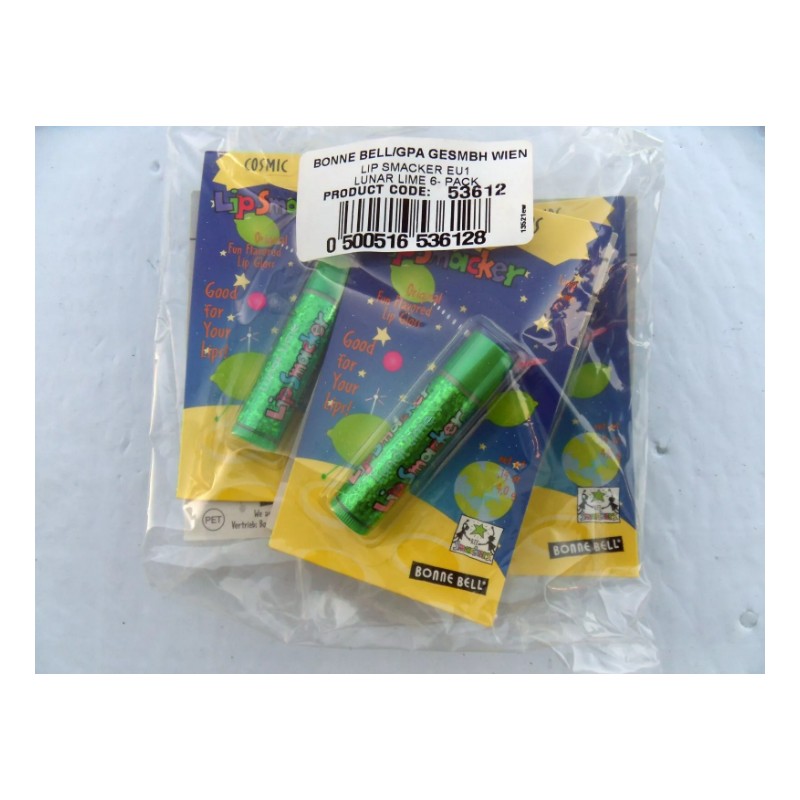 2 New Vintage Bonne Bell Lunar Lime Lip Smacker Cosmic