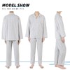 Poweforest Men's Pajamas, 100% Cotton, Thin, Top and Bottom Set,