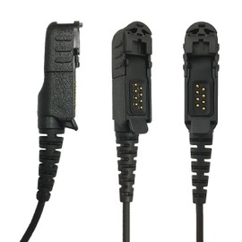 ProMaxPower 2-Way Radio Earpiece FBI Style Inline for Motorola XPR3000 MTP3100 DEP570 DP2400 (5-Pack)