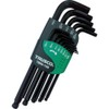 TRUSCO TBRI-13S Ball Point Hex Key Set of 13 (Inch