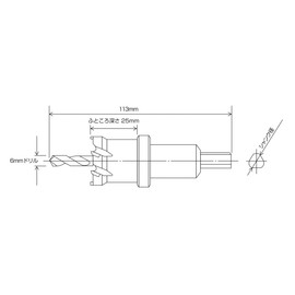 PROCHI DF Carbide Holsaw.