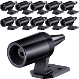 Frienda 10 Pcs Deer Whistles for Vehicles, Car, Deer Horn Avoids Collisions Vehicles Wind Activated Ultrasonic Waterproof Warning for Car Motorcycles Animal Save Alert Trunks(Black,A Style)