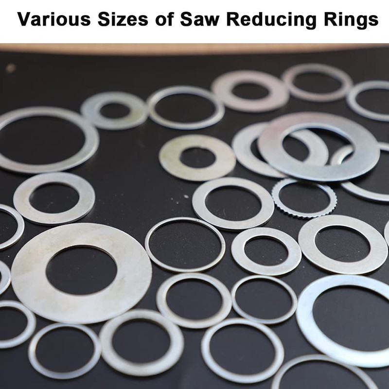 2 Pieces Saw Blade Adapter, Metal Bushing Washers Circular Saw