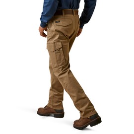 ARIAT Men’s Rebar M4 Relaxed Made Tough Cargo Straight Pant Field Khaki