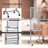 Yumkfoi 2-sided 280 Pegs Braiding Rack, Adjustable Hair Racks with