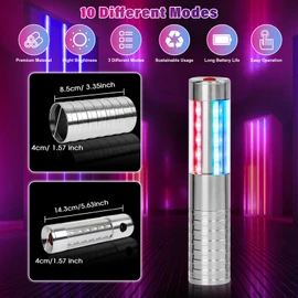 4 Pieces Bottle Service Lights, Rechargeable Bottle Sparklers, Reusable Bottle Girl Lights, Champagne Bottle Service Sparklers for Bar Nightclub Concert Birthday Wedding Party