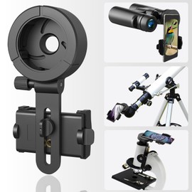 Eyeskey Universal Phone Adapter - Capture Stunning Moments with Your Smartphone Through Binoculars, Monoculars, Scopes, Telescopes, and Microscopes - Fits Most Smartphones