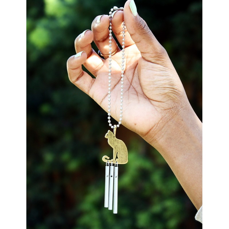 Jacob's Musical Car Charm, Cat, Mini Wind Chime