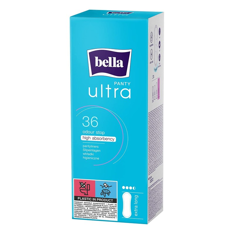 bella Panty Ultra Extra Long Panty Liners Pack of 6