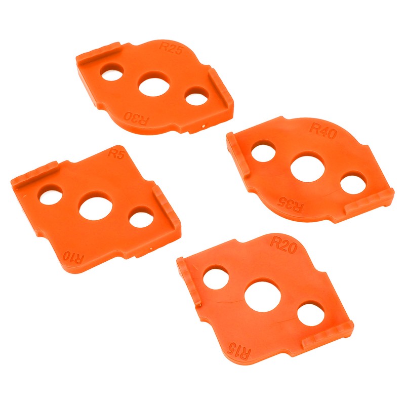4PCS R Corner Templates Round Angle Radius Jig Routing Template
