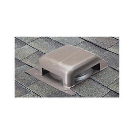 Air Vent 4.3 in. H x 14 in. W x 16.8 in. L x 7.5 in. Dia. Galvanized Weatherwood Galvanized Roof Vent
