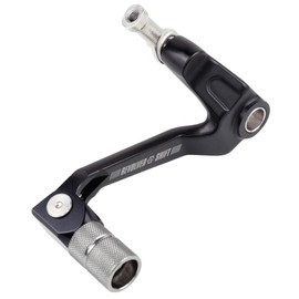 ZETA RACING SEROW250 '05-20, TRICKER '04-18, XT250X '06-17, XT250 '08-22 Revolver Shift Lever Black High Strength Durability 6-Stage Adjustment Non-Slip Knurled Processing Dirtfreak F6741