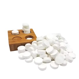 ProBytes 50 Pcs Compressed Cotton Magic Tissue 28x22cm - 1p Coin Size Expanding Towel Tablet, Hands Face Clean Wash Wet Wipes Travel Camping Sports Salon Spa Restaurant Events - White Cloth Large