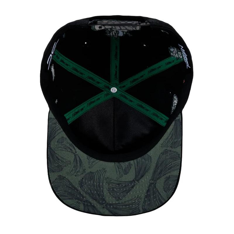 JC HATS NATAEL CANO CORRIDOS TUMBADOS BLACK GREEN SNAPBACK HAT