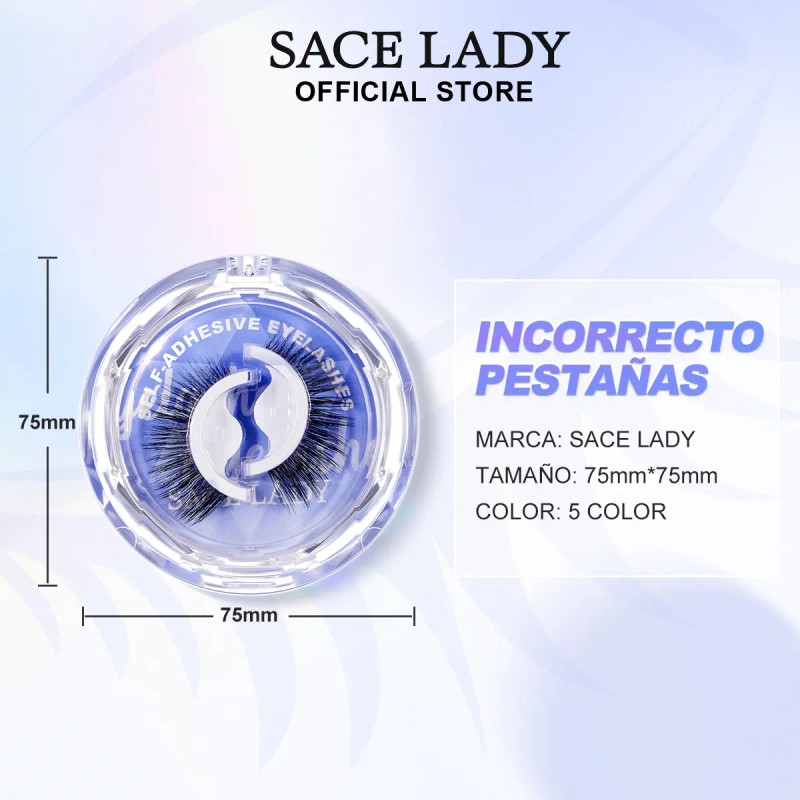 Sace Lady Pestañas Postizas Autoadhesivas Sin Pegamento