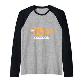Retro city of Thailand vintage Bangkok Raglan Baseball Tee