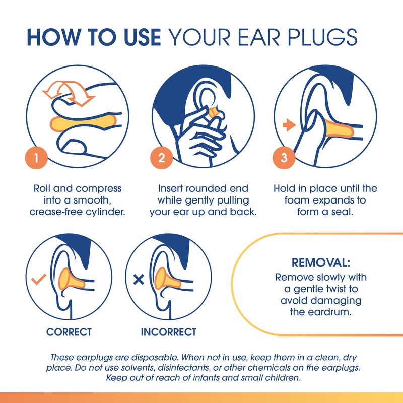 BSSAA Snore Calm Foam Ear Plugs for Sleeping | 5