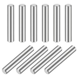 TA-VIGOR 10Pcs 4mm x 30mm Dowel Pins, 304 Stainless Steel Shelf Support Cylindrical Pin Pegs Shelf Support Pegs Fasten Elements for Furniture, Cabinets, and Mechanical Applications