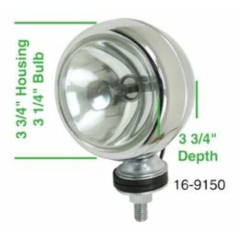 4 Chrome Offroad Light, 55 Watt, Sold Each, Compatible with