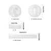 YehVeh 80 Pack Suitcase Wheel Covers Booties Disposable Fabric Sock
