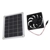 10W Solar Panel Exhaust Fan Waterproof Solar Powered Attic Ventilator