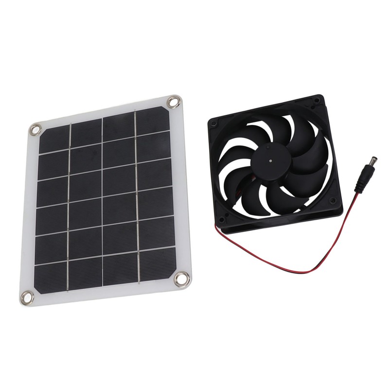 10W Solar Panel Exhaust Fan Waterproof Solar Powered Attic Ventilator