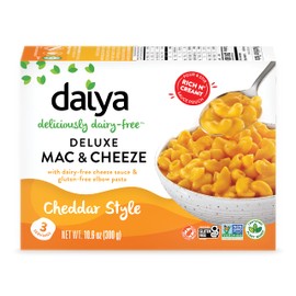 Daiya Dairy Free Gluten Free Cheddar Style Vegan Mac and Cheese, 10.6 Ounce (Pack Of 8)