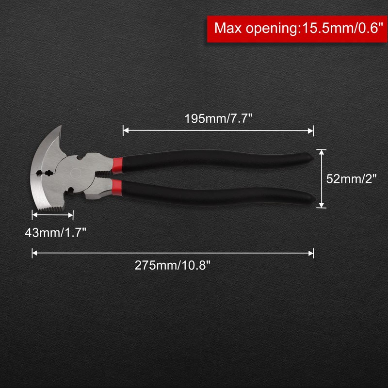 LEONTOOL Fencing Pliers Multi Purpose Fence Pliers with 2 Wire
