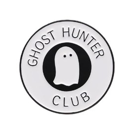 Lovely Plants Tulip Flowers Survive Out Of Spite Ghost Spooky Life Enamel Pins Brooch Badge Fashion Woman Fashion Lapel Pins Jewelry Gift for Backpacks Badges Hats Bags - Ghost