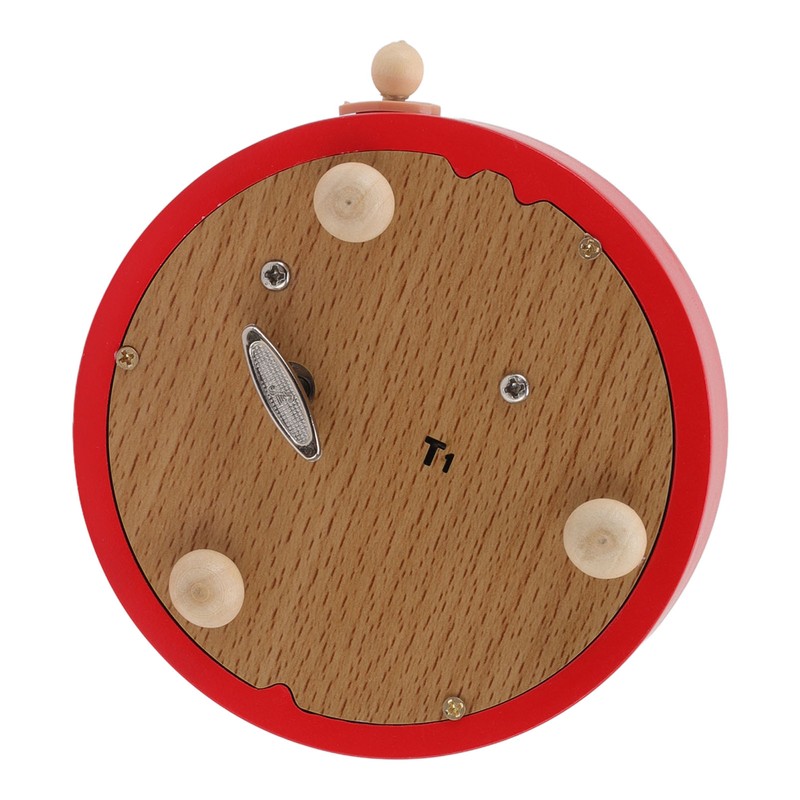 Christmas Music Box Wood Carousel Delicate Clockwork Musical Box Decoration