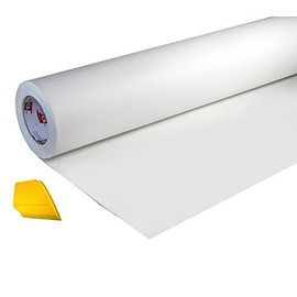 ORACAL High Gloss Self-Adhesive Clear Lamination Vinyl Roll for Die-Cutter and Plotter Machines Including Yellow Detailer Squeegee (12" x 15ft)