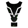 BIKE-label 503101 Tank Pad Motorcycle Tank Protector Sticker Green Universal