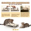 Cat Scratch Puzzle Enrichment Box, Large Solid Wood Construction Cat