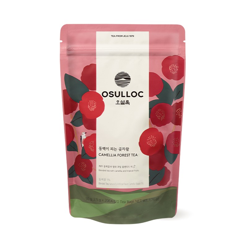 Osulloc [오설록]동백이 피는 곶자왈 20입 (원산지:상세설명참조) [O'Sulloc] Camellia Blossom Ggotjawal
