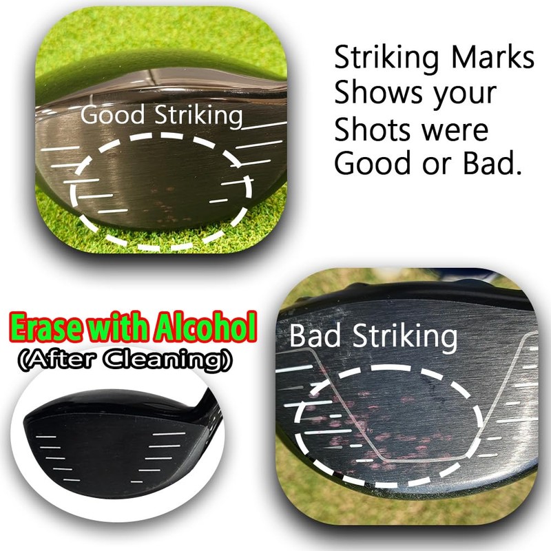 BIRDIE79 Big Easy Golf Tees with Magnetic Tee Keeper, Adjustable