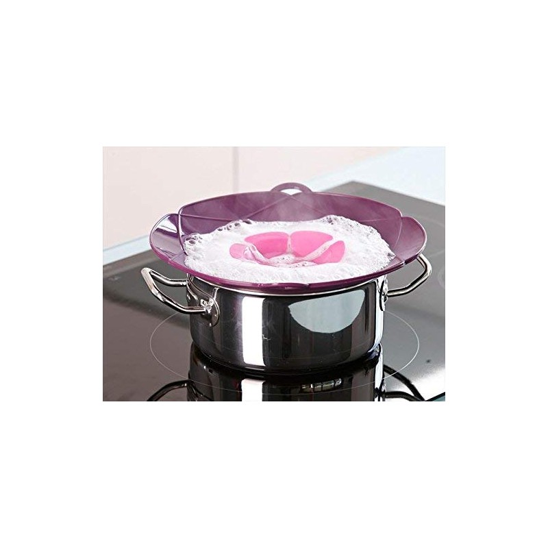 Kochblume Original Boil Over Stopper 14-20 cm, Pink, 25 cm