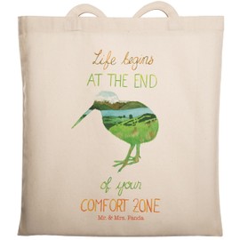 Mr. & Mrs. Panda Kiwi New Zealand Shopping Bag, neutral
