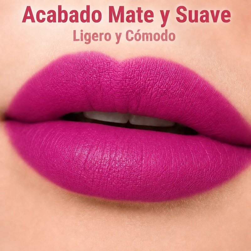 Labial Desprendible Mate Impermeable Larga Duración No Manch