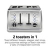 Hamilton Beach 4 Slice Toaster with Extra-Wide Slots, Bagel Setting,