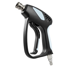 MAXFLOW Short Pressure Washer Gun - 3/8" Male Plug Swivel & 1/4” Quick Connector Coupler - 4000 PSI Max & 10.5 GPM Car Wash Foam Cannon Gun for Power Washers