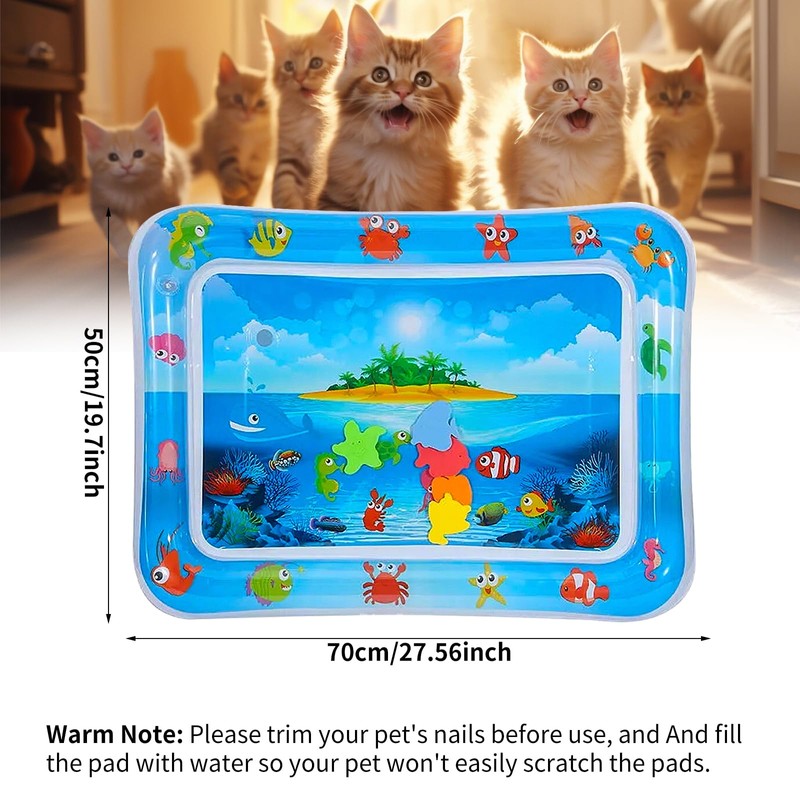 YumSur Sensor Water Playmat, Thickened Water Sensor Play Mat For