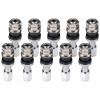 GEARZAAR 10x Stainless Steel Wheel Tire Valve Stems Hight Pressure