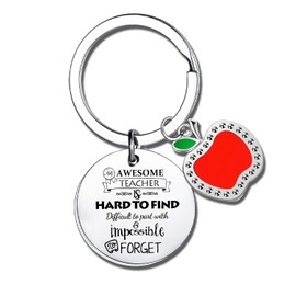 Waeceip Teacher Gifts Teacher Keyring Christmas Graduation Gifts For Teachers Mentor Teachers Thank You Gifts From Students (awesome teacher)