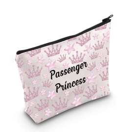 MNIGIU Funny Girlfriend Cosmetic Bag Passenger Princess Makeup Bag Passenger Princess Gift