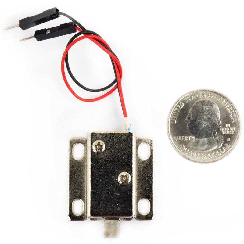 risingsaplings 2pcs DC 6V Current 1.0A Current Mini Electromagnetic Electric